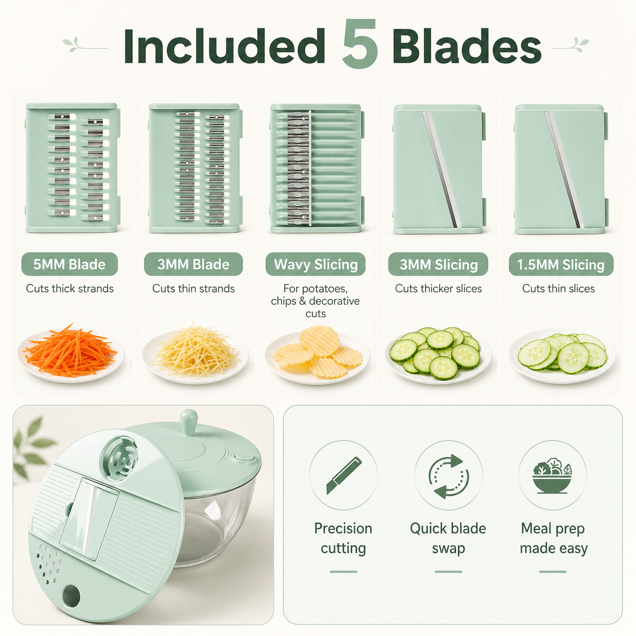 Multifunctional Vegetable Spinner & Strainer