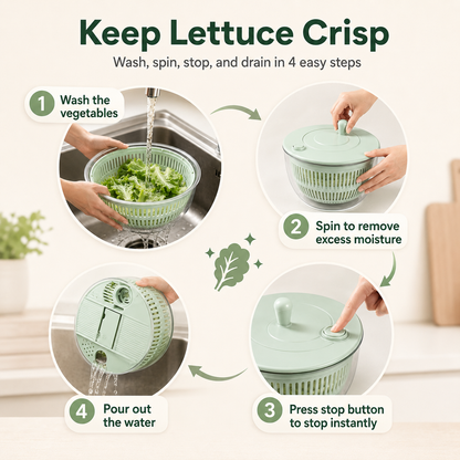 Multifunctional Vegetable Spinner & Strainer