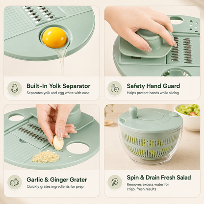 Multifunctional Vegetable Spinner & Strainer